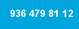 936 479 81 12 936 479 81 12